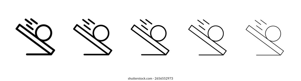 Gravitationssymbol einfache Illustration, Logoart