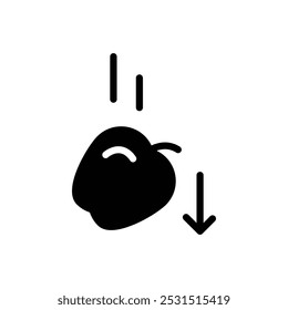 Gravity icon web design in vector