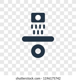 Gravity vector icon isolated on transparent background, Gravity transparency logo concept
