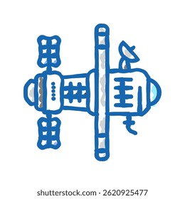 gravity waves space exploration doodle icon sketch vector. gravity waves space exploration sign. isolated symbol illustration