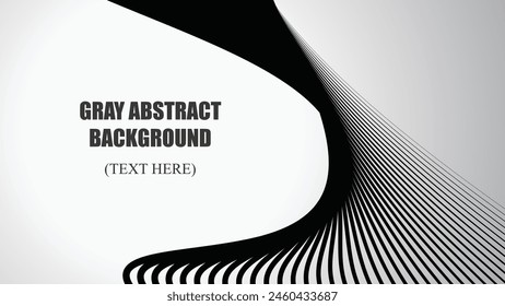 Gray abstract background with curve line vector image illustration for backdrop or wallpaper 