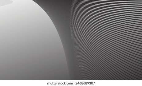 gray abstract background with curve line for backdrop or presentation