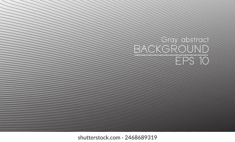 fondo abstracto gris con la línea de la curva para el fondo o la presentación