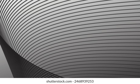 gray abstract background with curve line for backdrop or presentation