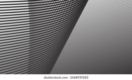 gray abstract background with curve line for backdrop or presentation