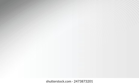 Fondo abstracto gris con la línea de la curva para el fondo o la presentación