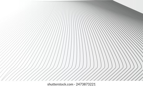Gray abstract background with curve line for backdrop or presentation
