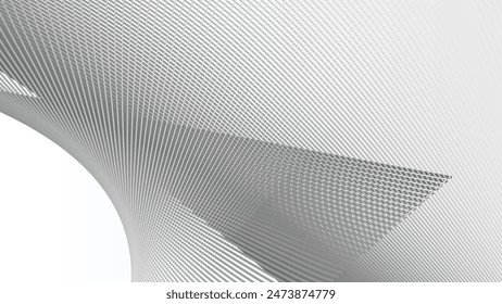 Gray abstract background with curve line for backdrop or presentation