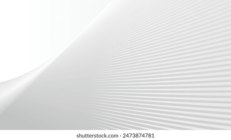 Fondo abstracto gris con la línea de la curva para el fondo o la presentación