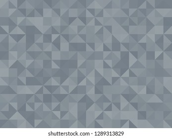 Gray abstract background. Geometric triangle pattern. Vector template