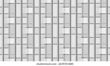 Gray abstract background. Modern geometric pattern with lines and squares. Endless flat vector design.
