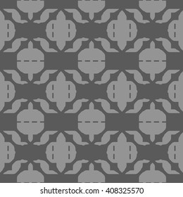 Gray abstract background, striped textured geometric seamless pattern