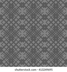 Gray abstract background, striped textured geometric seamless pattern