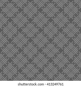 Gray abstract background, striped textured geometric seamless pattern
