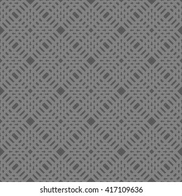 Gray abstract background, striped textured geometric seamless pattern