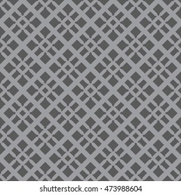 Gray abstract background, striped textured geometric seamless pattern