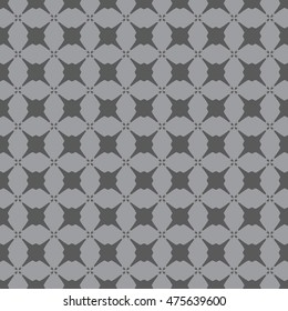Gray abstract background, striped textured geometric seamless pattern