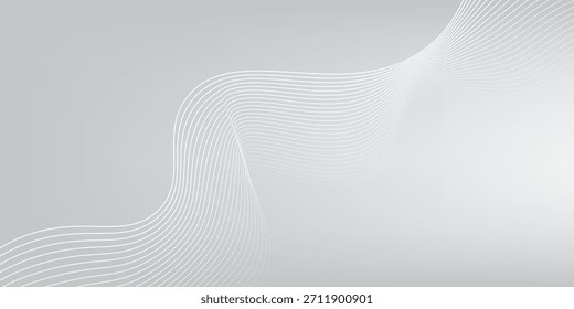 Gray abstract background with stripes line vectors