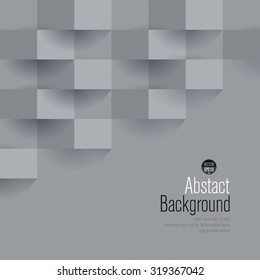 Gray abstract background vector. Can be used in cover design, book design, website background, CD cover, advertising.