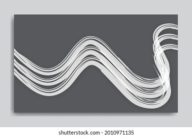 Gray abstract background with white irregular lines. Great background for sales templates, social media, web, computer, banner etc