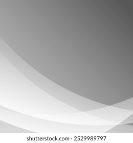 Ilustración de fondo curvado Abstractas gris
