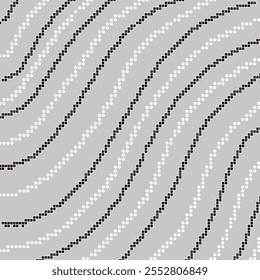 Padrão de design abstrato cinza. Pode ser usado para criar padrões para tecido, toalha de mesa, almofada, tapete, cortina, papel de parede, fundo, cartão, laminado, ladrilhos, quadrinhos de fundo etc.