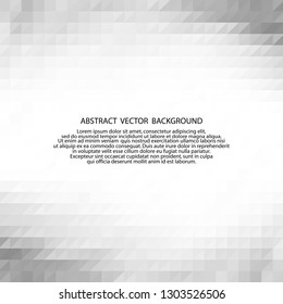 gray abstract geometric background. polygonal style 