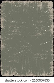 Gray abstract grunge textured background with scrapes in vintage style, vector illustration
