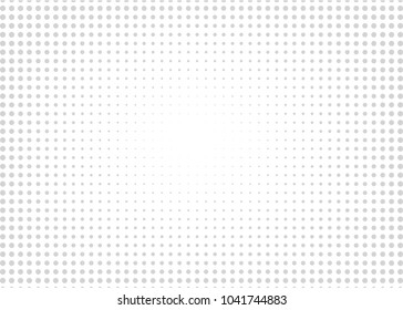 gray abstract halftone with modern style and gradient dots, use for futuristic background or texture , vector background 