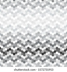 gray abstract hexagon . geometric design.  polygonal style 
