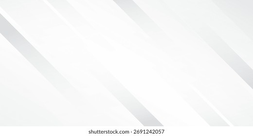 Línea abstracta gris con fondo futurista de arquitectura blanca Ilustración vectorial conceptual mínima diseño sutil simple