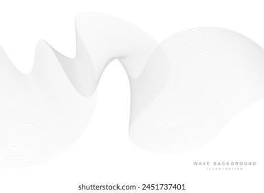 Gray abstract lines background design