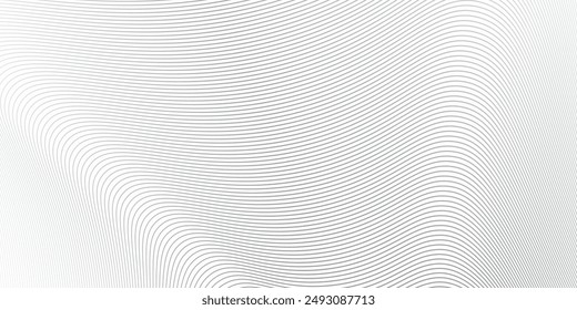 gray abstract lines pattern background. Vector Illustration