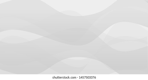 Gray abstract ocean seascape. Vector creative background.