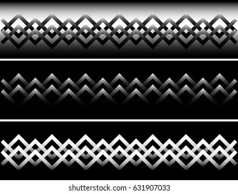 Gray abstract on the black background