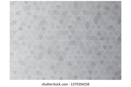 Gray abstract pattern of triangles 
 background. Vector triangular texture