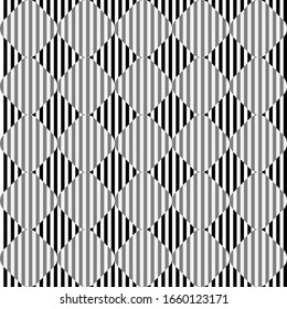 Gray abstract seamless background. optical illusion design