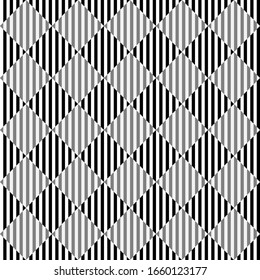 Cinza abstrato plano de fundo sem costura. design de ilusão óptica