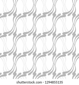 Gray abstract seamless pattern. Fashion graphic background design. Modern stylish abstract texture. Monochrome template for prints, textiles, wrapping, wallpaper, website. Vector illustration