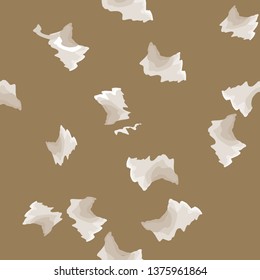 gray abstract shapes on light brown background vector graphics