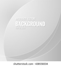 Gray abstract vector background for design