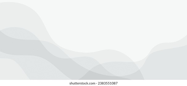 Gray abstract wave vector background design. have space for title presentation. Template layout poster, banner and flyer.
