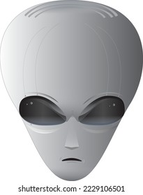 The Gray Alien creature from outer space