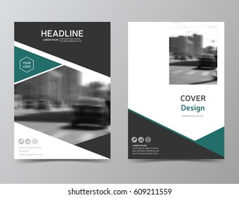 Gray annual report cover, modern brochure design, business flyer. Corporate identity leaflet template. Presentation template, magazine cover. Book cover, eps10