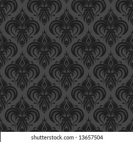 Gray antique seamless wallpaper background design tile