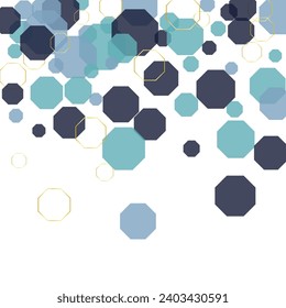 Gray Atom Background White Vector. Honeycomb Art Mosaic. Network Wallpaper. Turquoise Cell Education. Hexagon Texture.