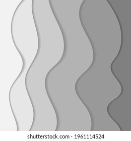 Gray background with 3D texture, free space for writing text. Cover or splash template for web design and site decoration.