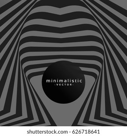 gray background with abstract line shapes