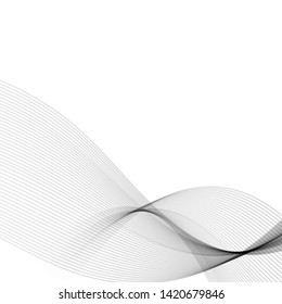 
Gray background abstract wave smoke.