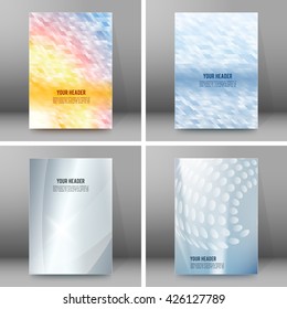 Gray background advertising brochure design elements. Glowing light stripe oblique graphic form for elegant flyer. Vector illustration EPS 10 for booklet layout, freshness theme leaflet, newsletters